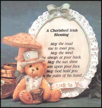 Sculpted Irish Plaque - A Cherished Irish Blessing  #110981