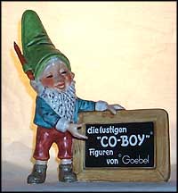 Co-Boy Plaque - German  #516G  Tmk 6 - Goebel