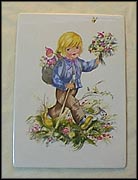 Springtime Suitor Plaque  #nn-ssp  Tmk 6 - Goebel