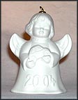 2004 Angel With Toy Car - White  Tmk: None