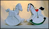 1987 Rocking Horse white  Tmk: None