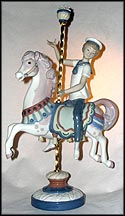 Boy on Carousel Horse  #1470