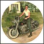 Elvis On His Harley