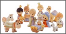 11 Piece Mini Nativity  #810013  Tmk - PMH