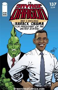 Savage Dragon #137 (Third Print Obama Cover)