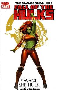 Fall Of The Hulks Savage She Hulks Marvel Women Variant Back Issues Marvel Backissues