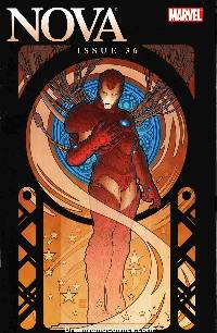 Nova #36 (1:15 Iron Man Design Cover)