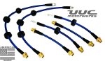 stainless steel brake line kit - 6 lines - all E90/E92/E93 3-series and M3 (2007-2011+)