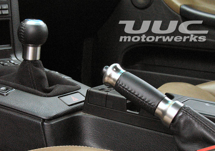 RK6A-L height-adjustable shift knob with leather covering