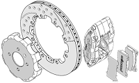 Wilwood DynaPRO Big Brake Kit - Four-piston 12.19"/310mm FRONT for '01-'07 MINI (all models)