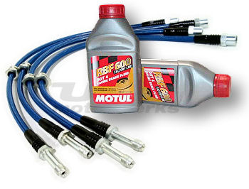 stainless steel brake line kit - 4 lines - all E46 3-series and M3