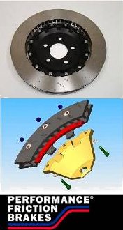 Performance Friction Direct Drive™ Rotors (2-piece) - E46 M3 - <b>FRONT</b>