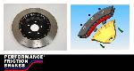 Performance Friction Direct Drive™ Rotors (2-piece) - E46 M3 - <b>FRONT</b>